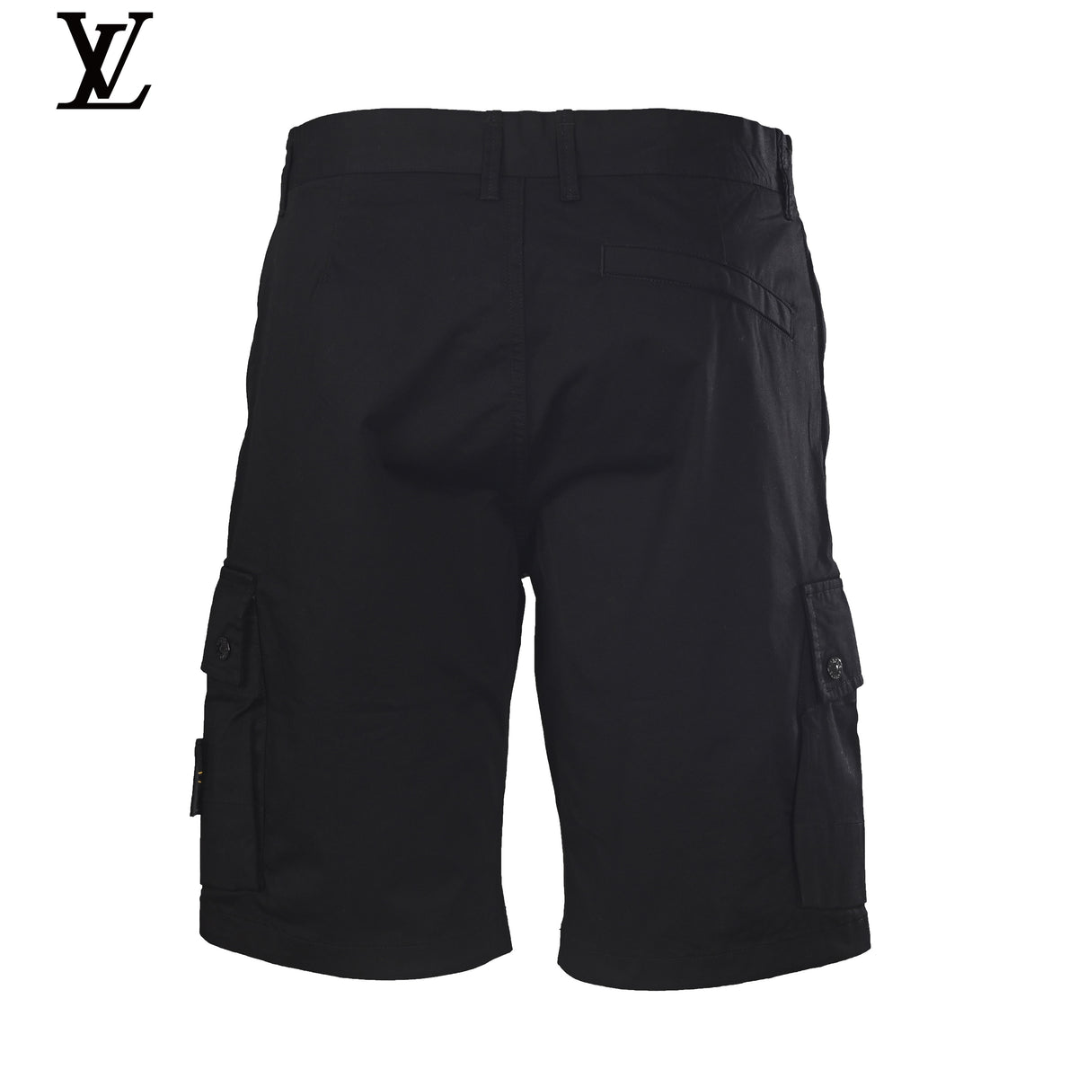 Stone Island Black Cargo Shorts
