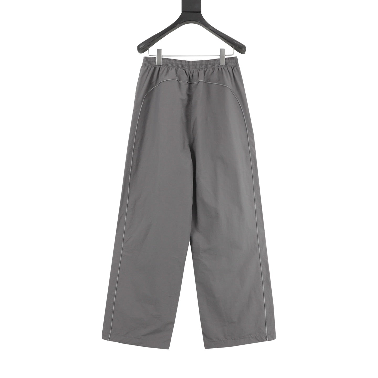 Balenciaga BLCG Bodies Athletic Pants — Grey, Wide-Leg Windbreaker