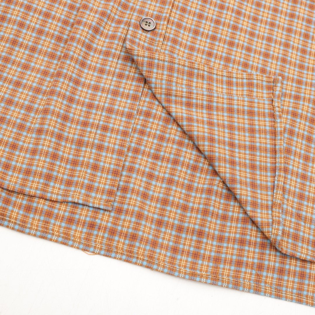 Acne Studios Patchwork Plaid Long-Sleeve Shirt