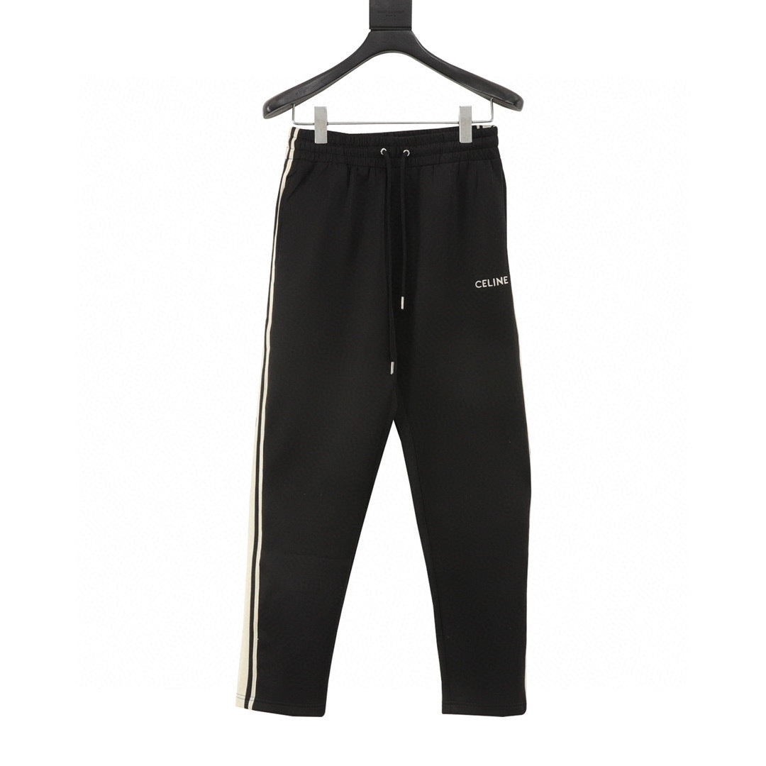 Celine Classic Label Double-Stripe Track Pants