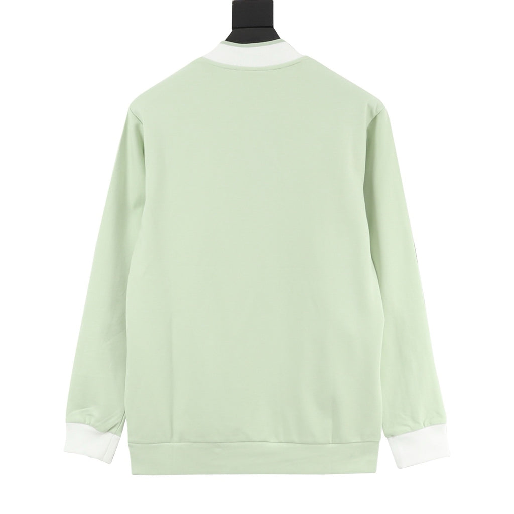 adidas Originals Refined Luxe DLXC Crew Jumper Striped Pullover Sweatshirt