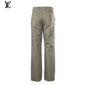 Louis Vuitton Olive Workwear Straight-Leg Pants