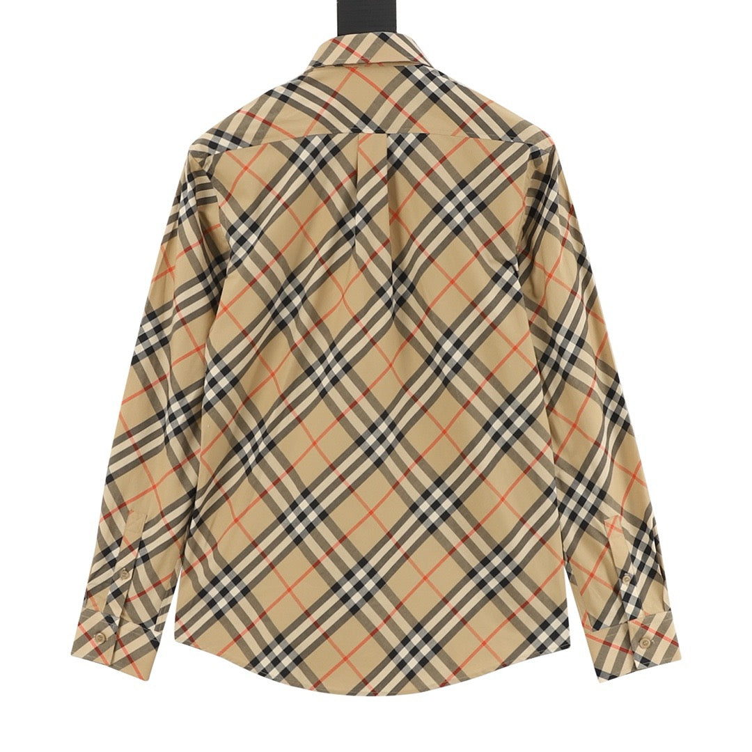 Burberry Vintage Check Cotton Twill Long-Sleeve Shirt