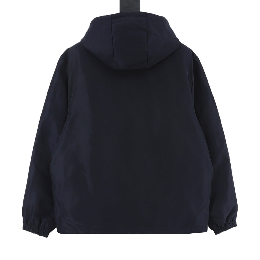 Fendi Men's Hooded Jacket in Navy