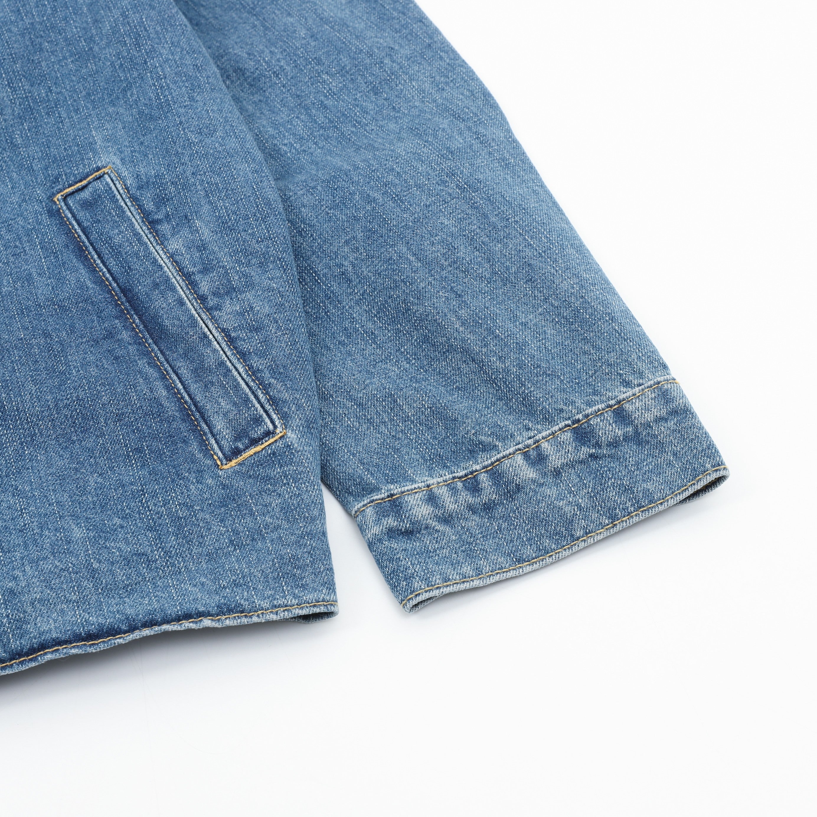Dior CD Embroidered Pocket Zip-Up Denim Jacket