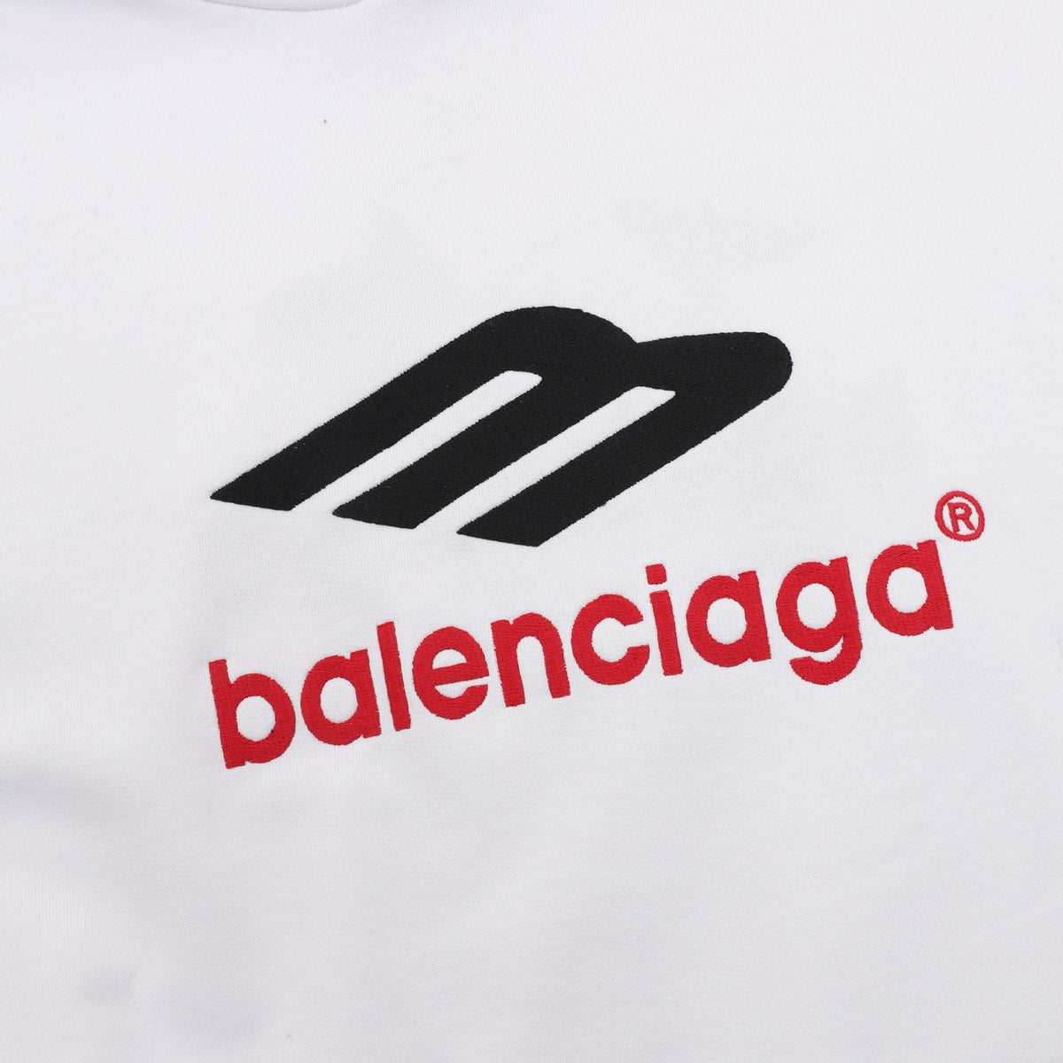 Balenciaga Women's Men's White 3B Sports Icon Hoodie