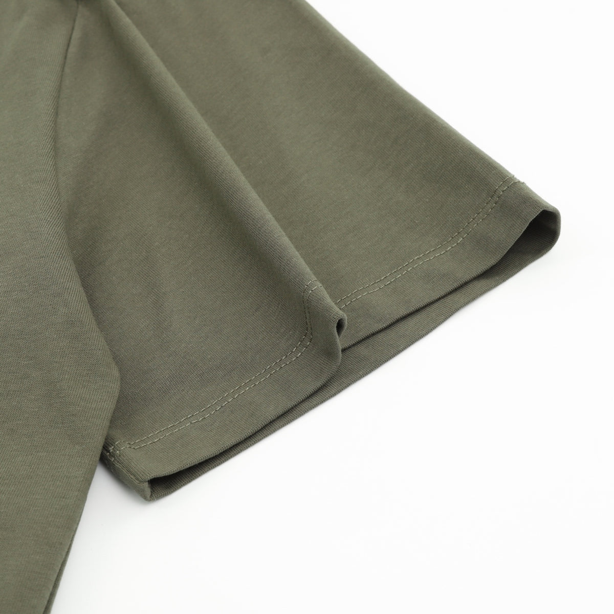 Off-White Mini Logo Short-Sleeve T-Shirt in Olive Green