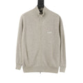 Loro Piana Women's Men's Light Beige Full-Zip Cashmere Cardigan