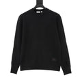 Burberry Women's & Men's Black Equestrian Knight Patch Crewneck Sweater