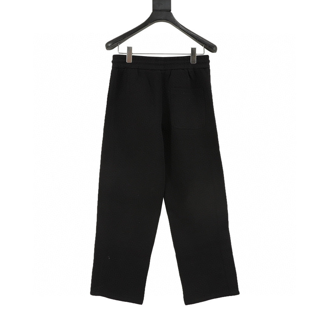 CH Cross Appliqué Embroidered Trousers