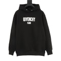 Givenchy Distressed Small Letter Print Hoodie