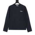 Acne Studios Women's Men's Navy Script Logo Long-Sleeve T-Shirt