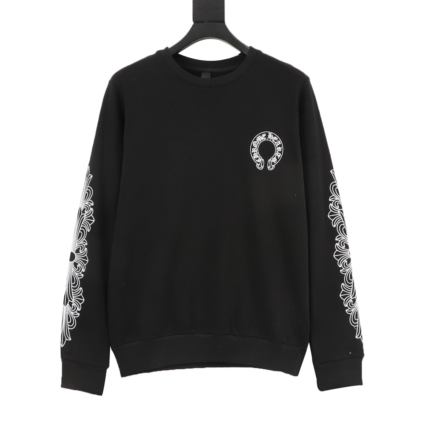 Chrome Hearts 25FW Los Angeles Floral Cross Sleeve Crewneck Sweatshirt