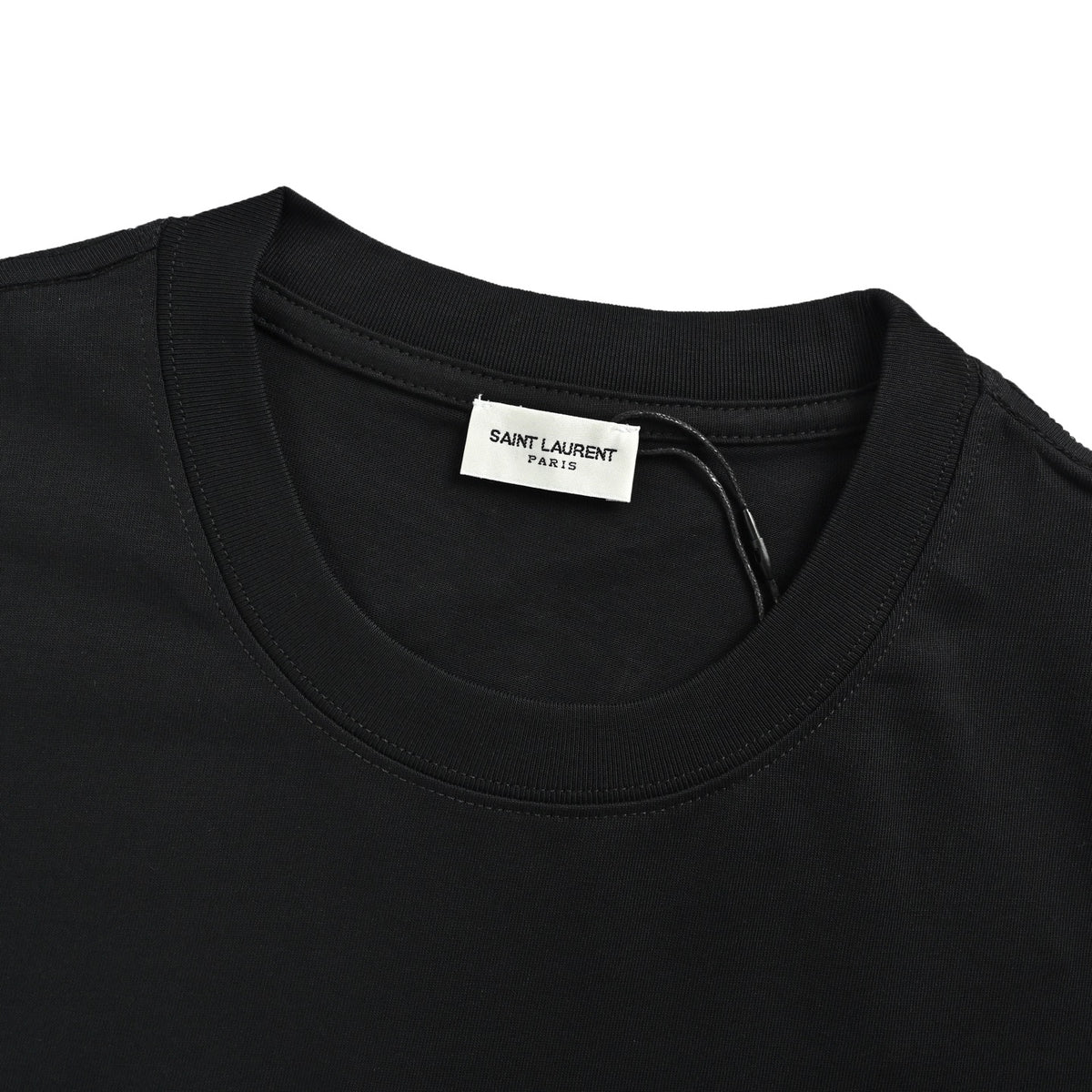 Oversized Crew-Neck Short-Sleeve T-Shirt in Black