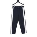 Fendi Men's Side-Stripe Trousers in Navy