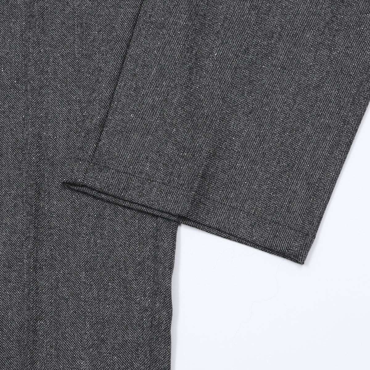 Hermès Men's Drawstring Trousers in Grey