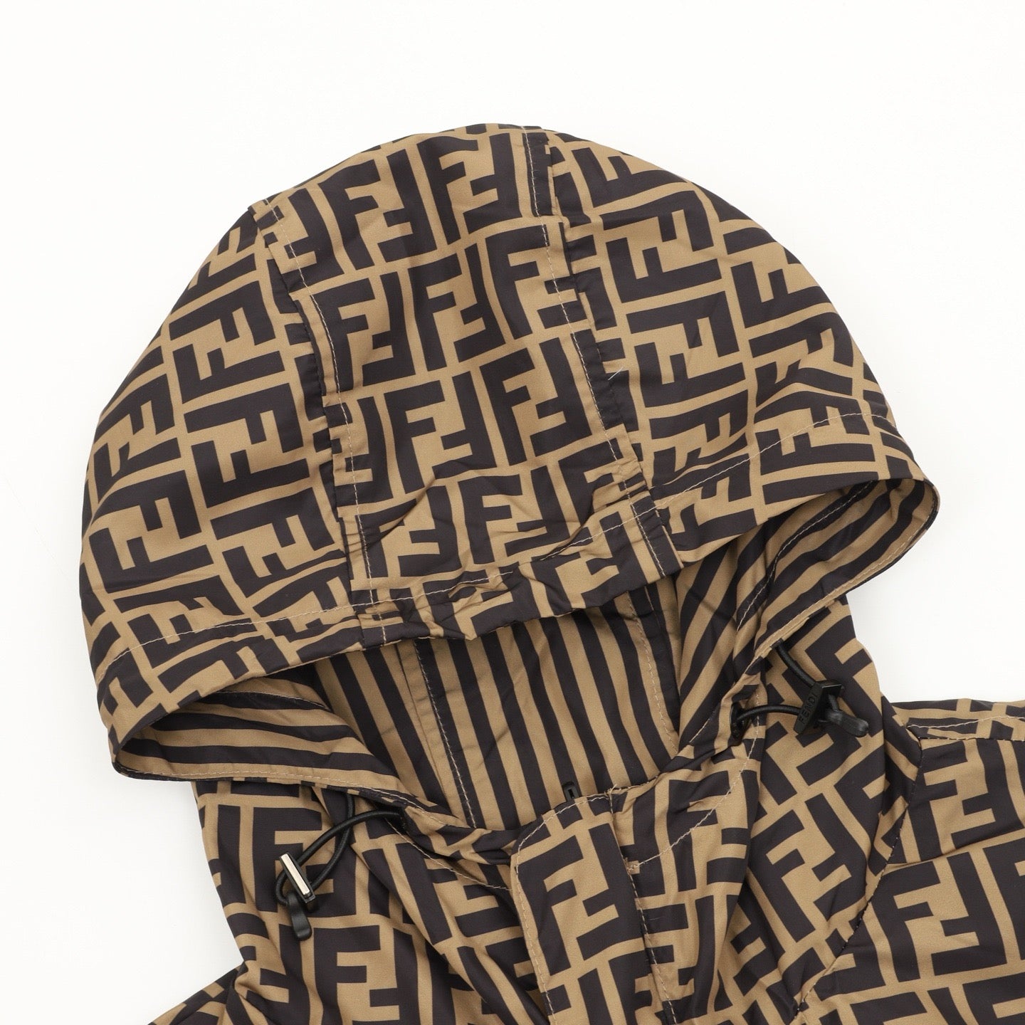 Fendi FF Monogram Reversible Hooded Jacket