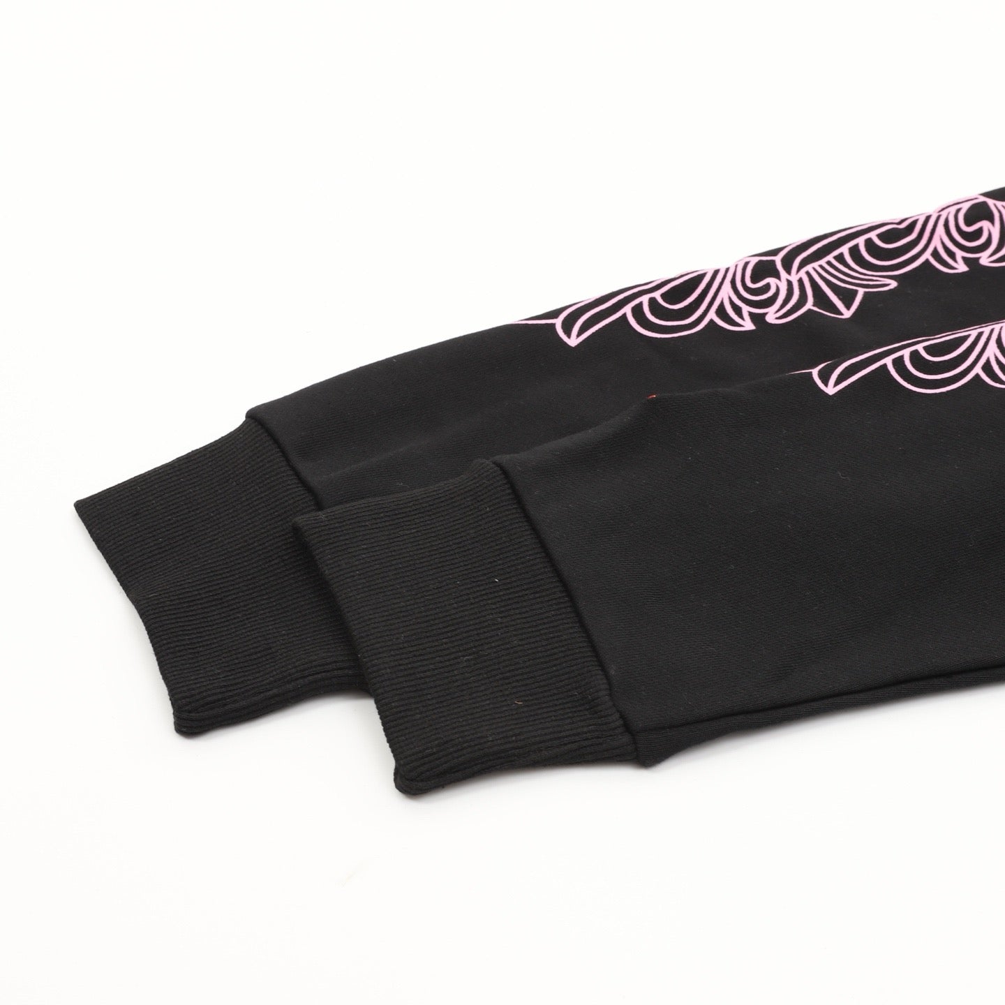 Chrome Hearts 25FW Pink Sanskrit Floral Embroidered Hoodie