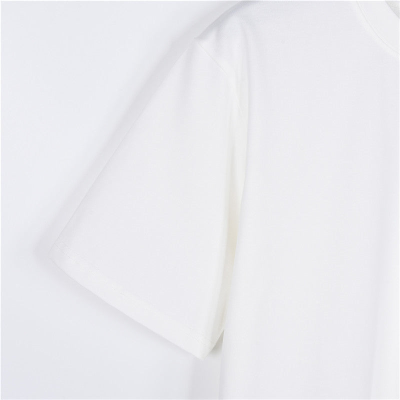 Louis Vuitton Subtle Embossed Logo Short-Sleeve T-Shirt in White