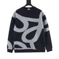 Loewe Women's / Men's Large Anagram Jacquard Sweater in Black