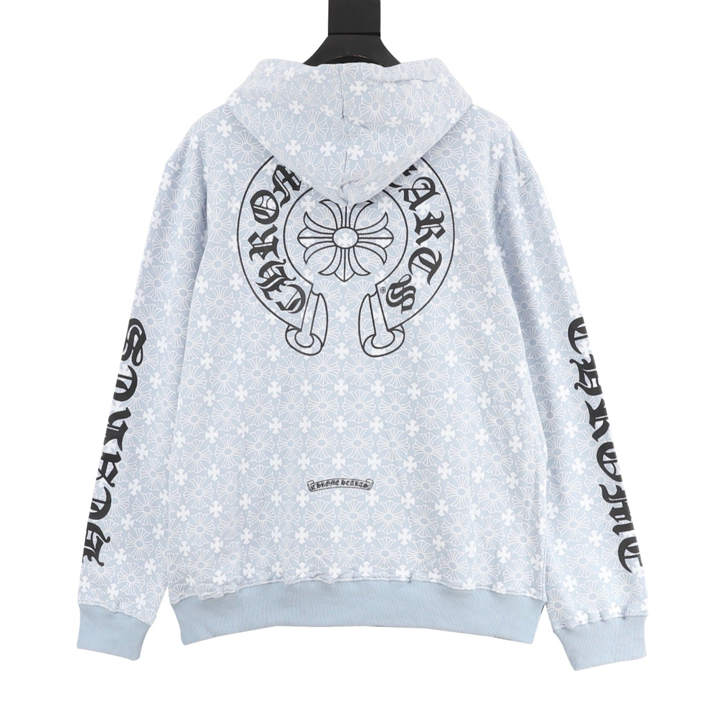Chrome Hearts All-Over Print Zip-Up Sweatshirt Jacket