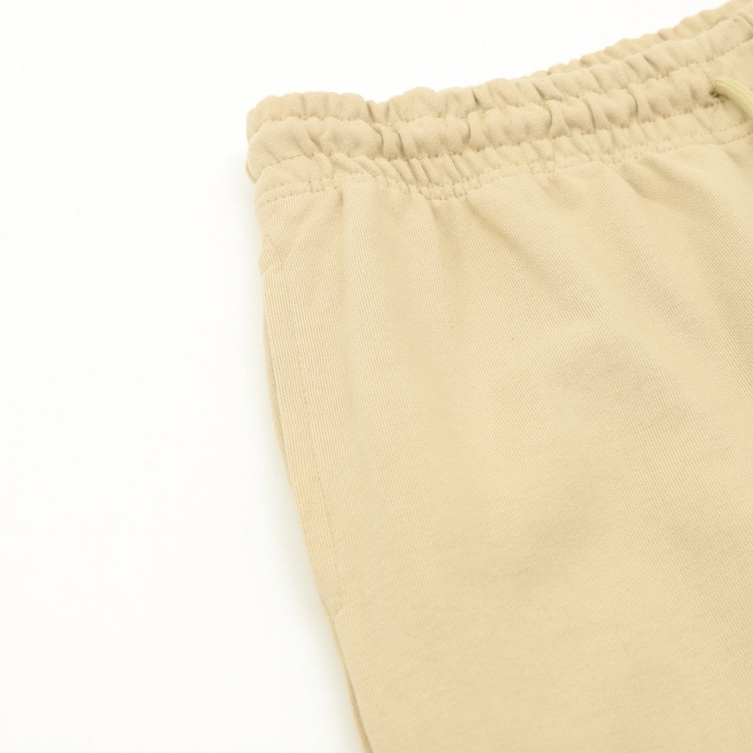 Burberry Women's & Men's Beige Embroidered Logo Drawstring Sweatpants