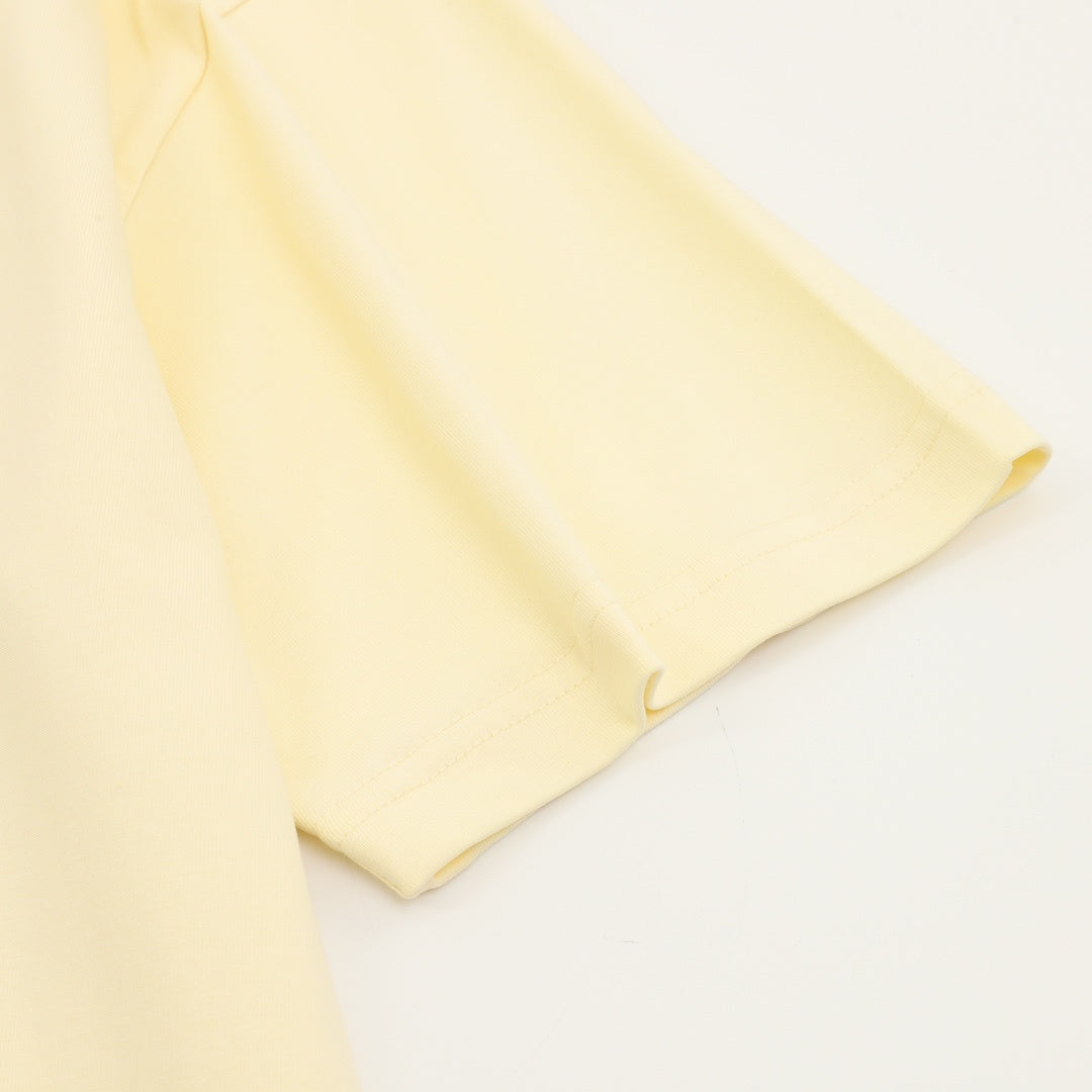 Gucci Men's Pale Yellow Circus Pony Graphic Print T-Shirt