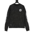 Chrome Hearts 25FW Dark Pattern All-Over Print Long-Sleeve T-Shirt