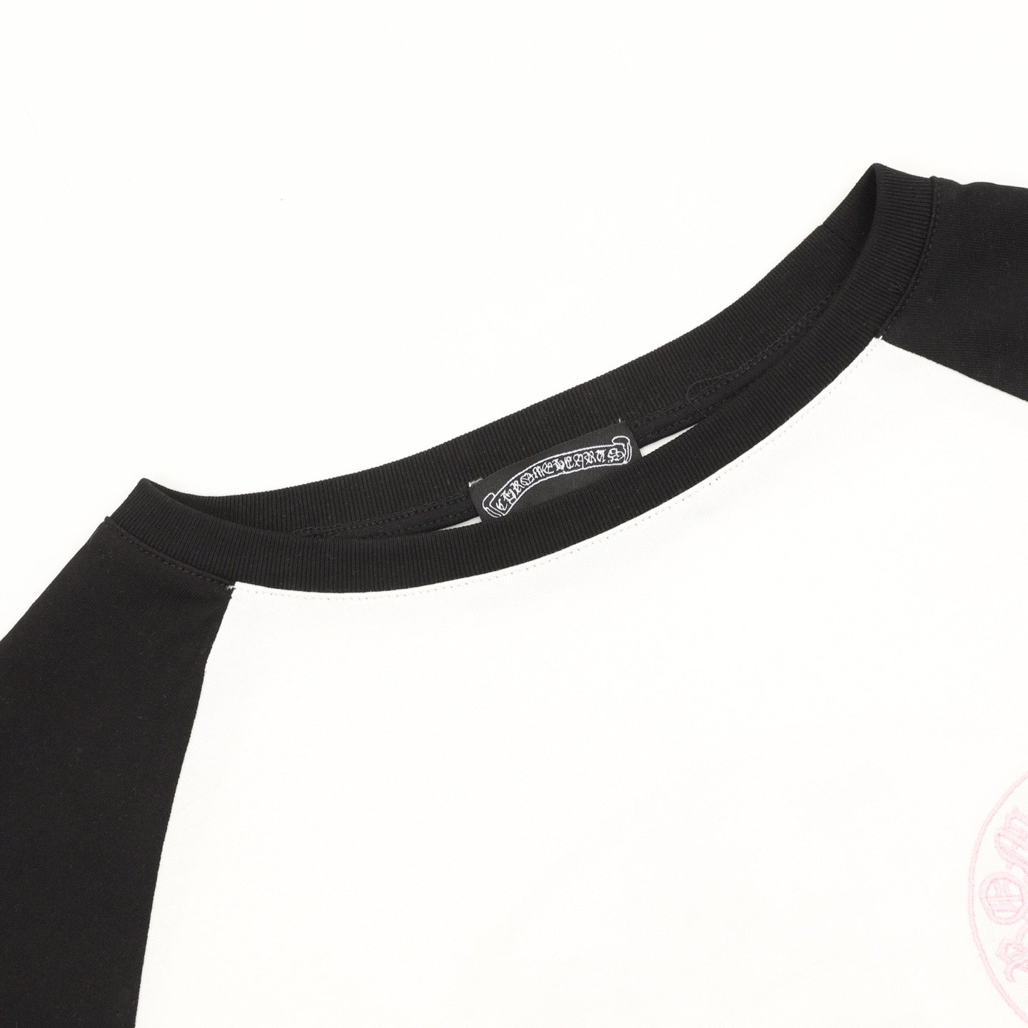 Chrome Hearts 25FW Embroidered Horseshoe Patchwork Long-Sleeve T-Shirt