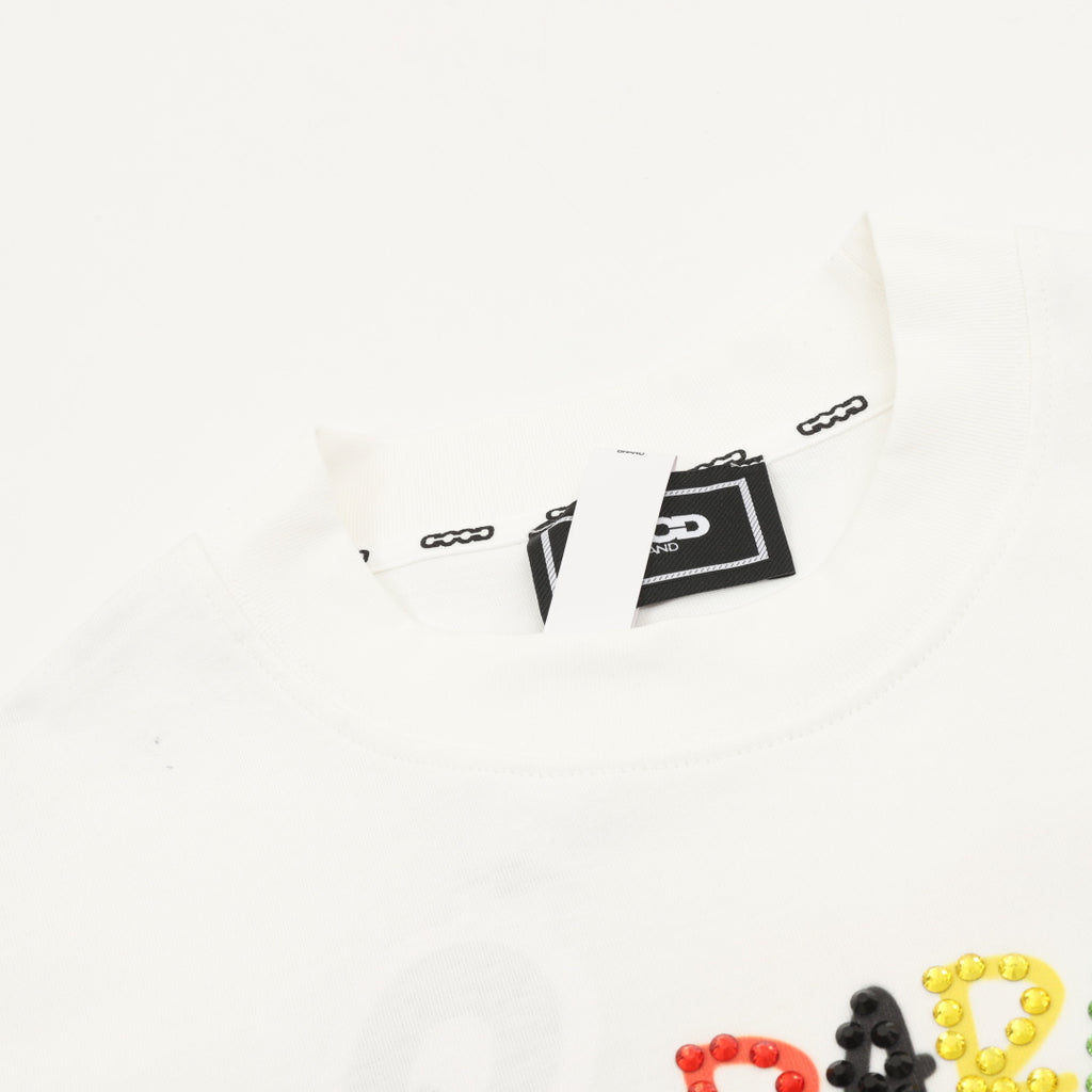 Good Brand Good Paradise Carousel Print Short-Sleeve T-Shirt in White