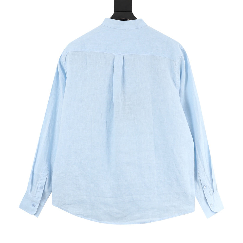 Loro Piana Crew Neck Linen Shirt