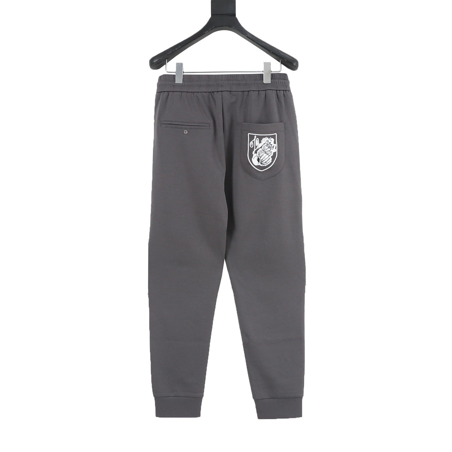 Louis Vuitton SS25 Heraldic Crest Embroidered Zip-Pocket Jogger Pants
