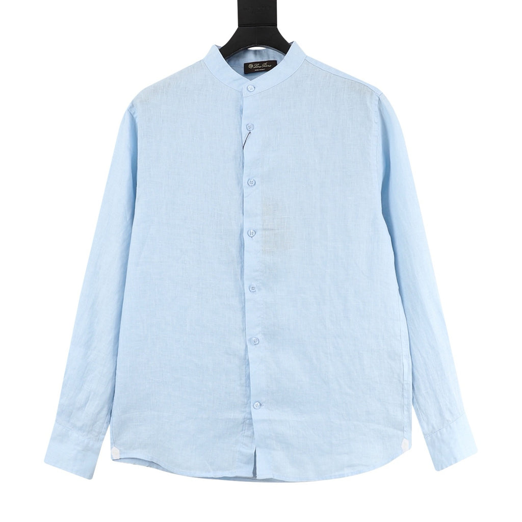 Loro Piana Crew Neck Linen Shirt