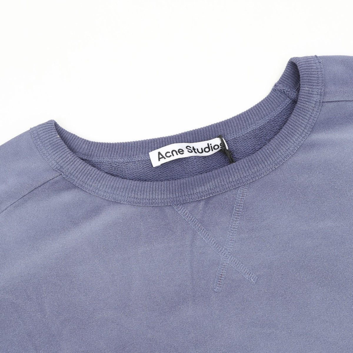 Acne Studios Women's Men's Dusty Blue Stockholm 1996 Print Crewneck Sweatshirt