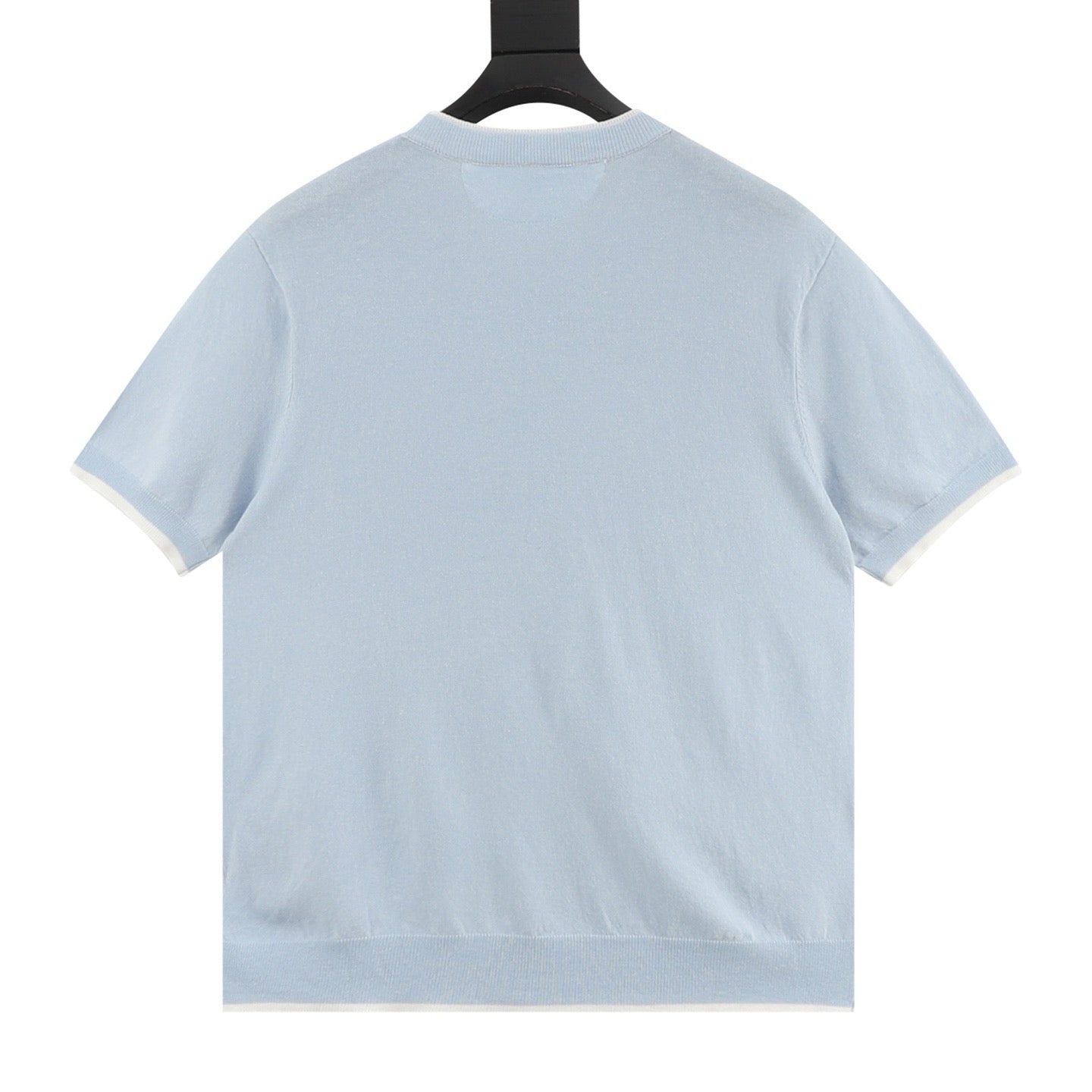 Brunello Cucinelli Layered Look Two-in-One Knit Short-Sleeve T-Shirt
