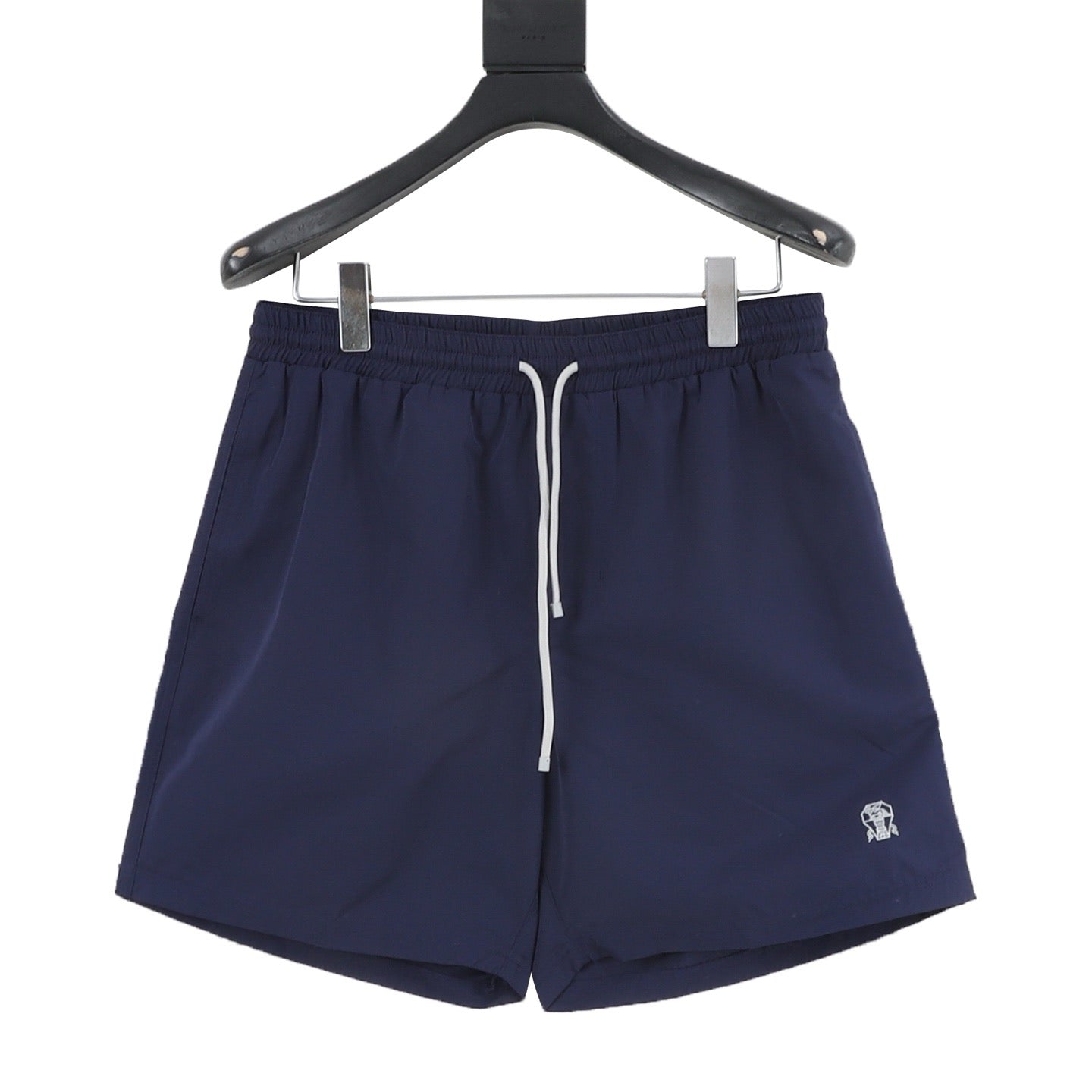 Brunello Cucinelli Small Logo Embroidered Beach Shorts