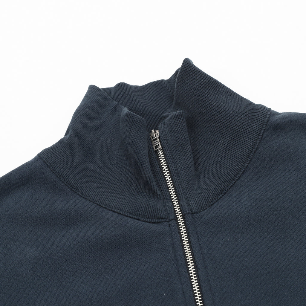 Acne Studios Tonal Script Embroidery Zip Jacket — Black
