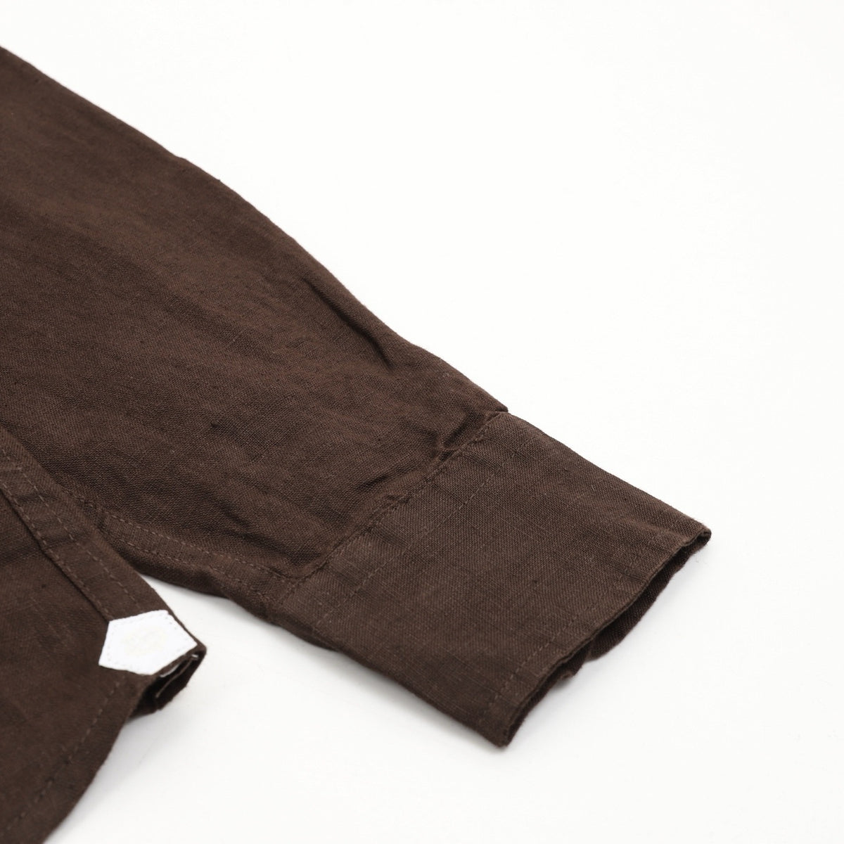Loro Piana Women's Men's Brown Linen Long-Sleeve Shirt