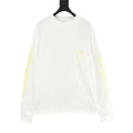 Chrome Hearts Horseshoe Logo Pocket Long-Sleeve Tee — Black, Cream Print