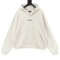Balenciaga Logo Embroidered V-Neck Oversized Hoodie