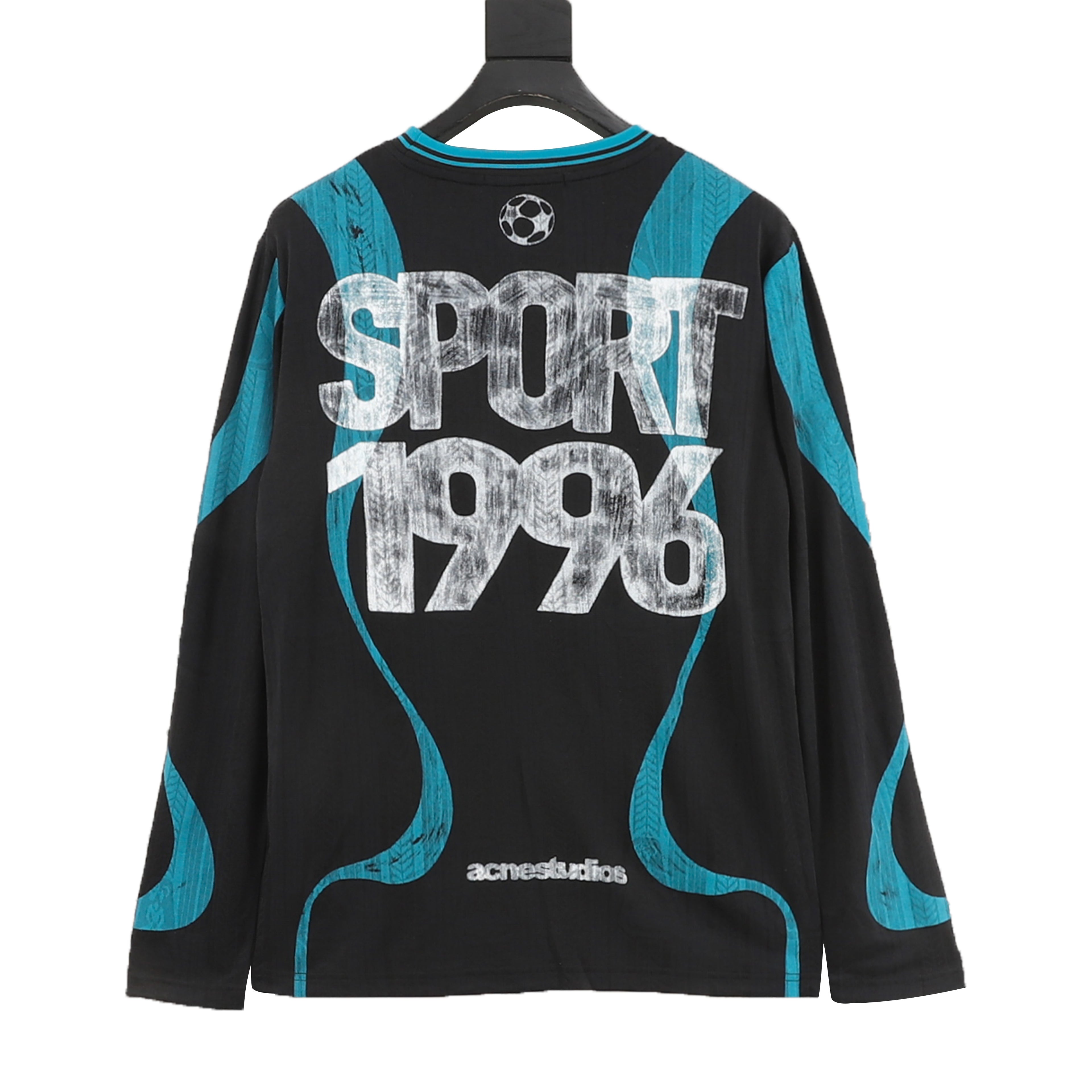 Acne Studios Fashion Football Jersey Long-Sleeve T-Shirt