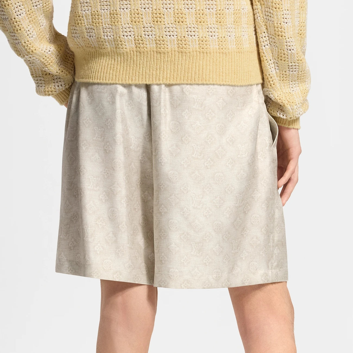 Louis Vuitton Monogram Drawstring Casual Shorts