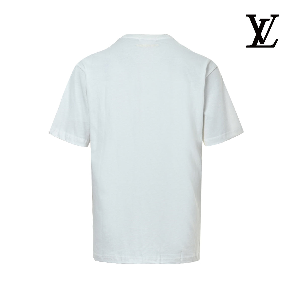 BAPE Men's White Rhinestone Portrait Print T-Shirt