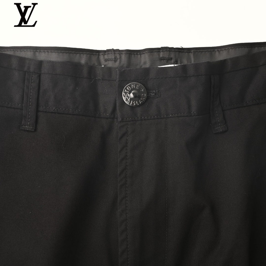 Stone Island Black Cargo Shorts