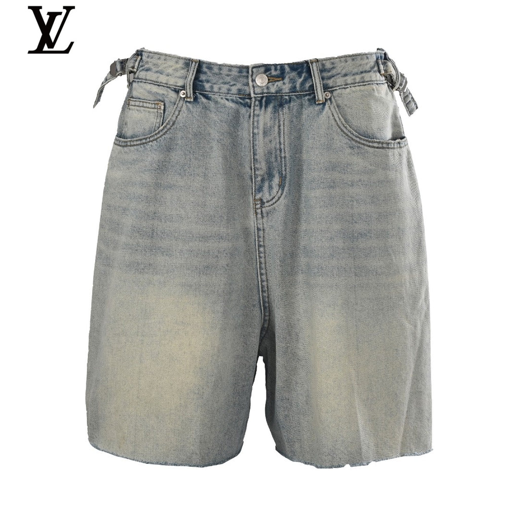 Louis Vuitton Men's Washed Denim Shorts
