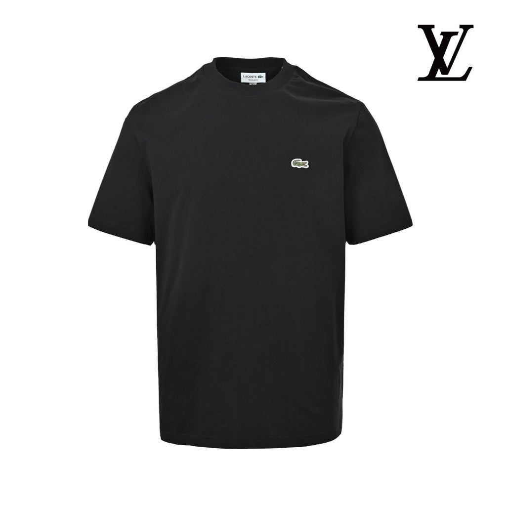 Lacoste Men's Black Logo Patch T-Shirt