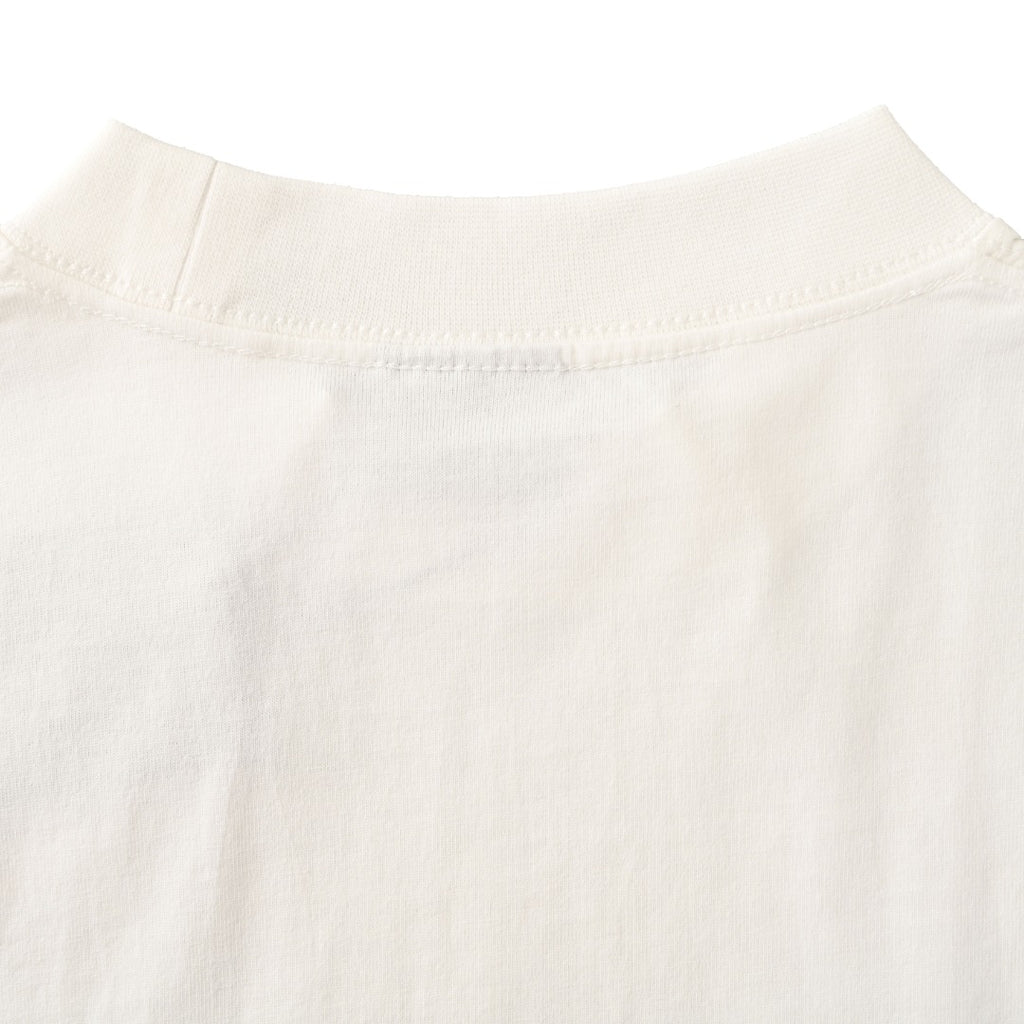 Balenciaga Men's Off-White Tie-Dye Mock Neck T-Shirt