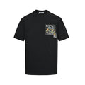 Loewe Multicolor Letter Patch Short-Sleeve T-Shirt in Black