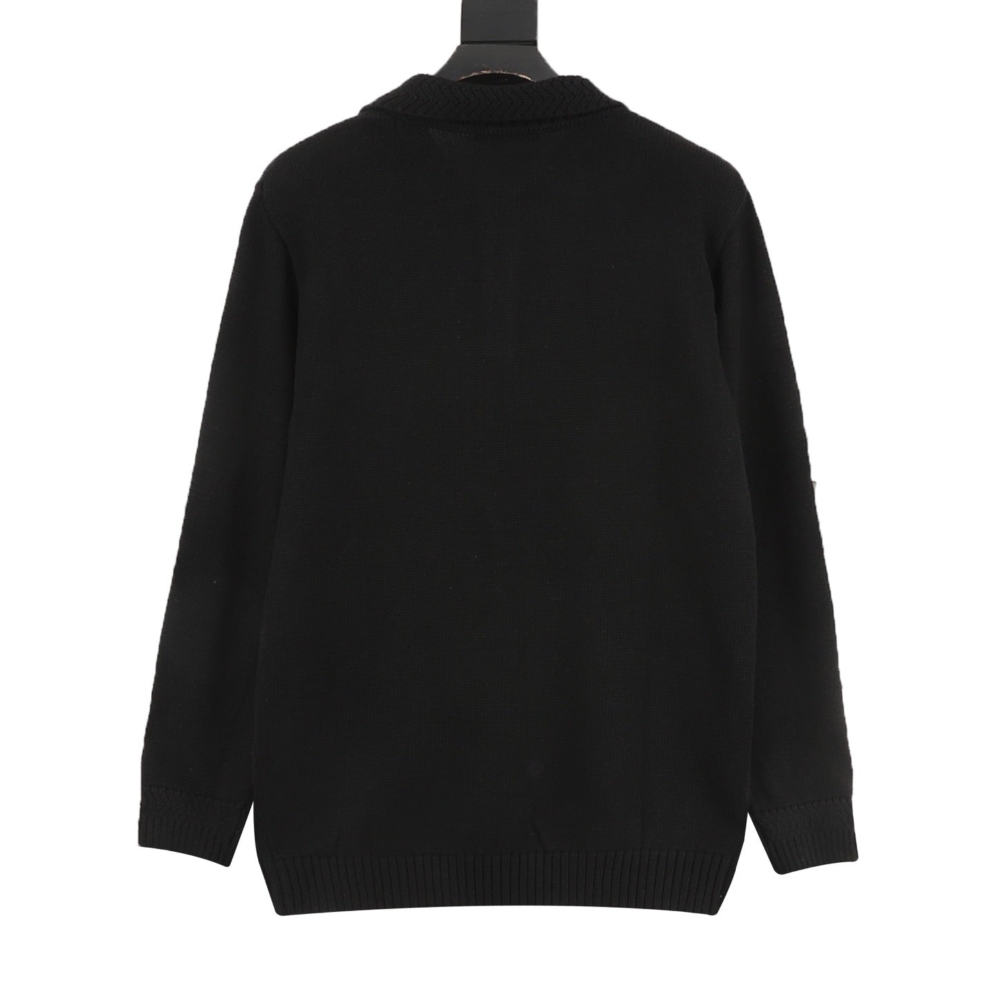 Bottega Veneta Tricolor Textured Knit Collar Wool Polo Sweater | Camel Relaxed Luxury Knitwear