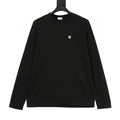 Celine Arc de Triomphe Embroidered Logo Long-Sleeve Tee